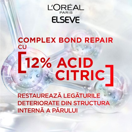 Pre-Șampon Elseve Bond Repair pentru păr deteriorat cu acid citric