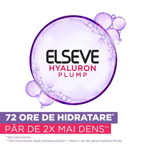 Ser pentru hidratarea parului Elseve Hyaluron Plump proprietati