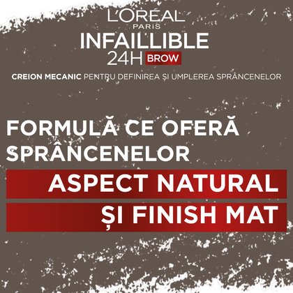 Infaillible Brow 24H Triangular Blonde finish mat