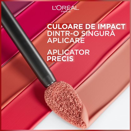 ruj lichid mat infaillible matte resistance 105 breakfast in bed aplicator precis
