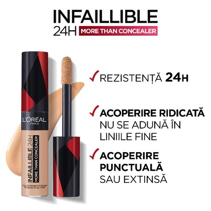 Oap Makeup Face Infaillible More Than Concealer 322 Ivory Texture