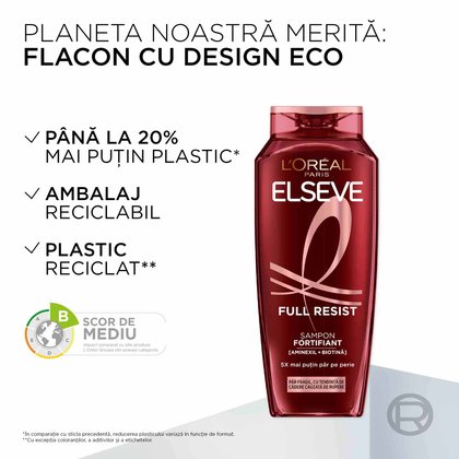 sampon elseve full resist inainte si dupa