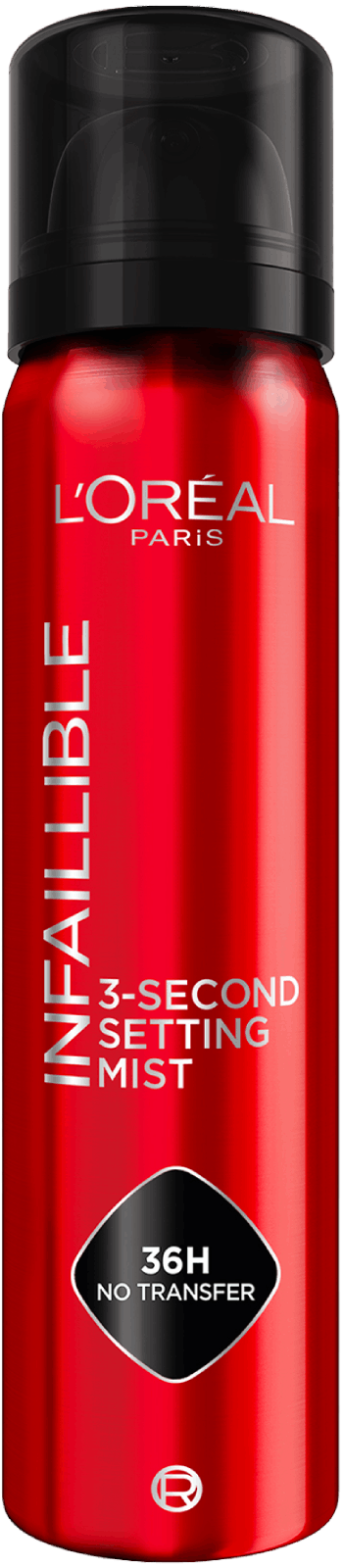 Spray de fixare rezistent la transfer Infaillible 3-Second Setting Mist