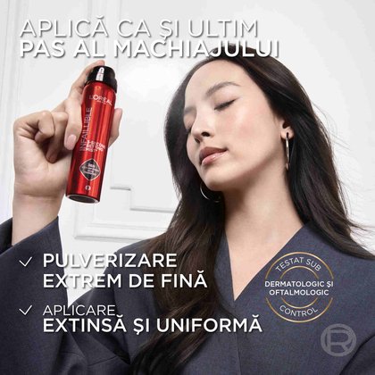 Spray de fixare rezistent la transfer Infaillible 3-Second Setting Mist uscare rapida