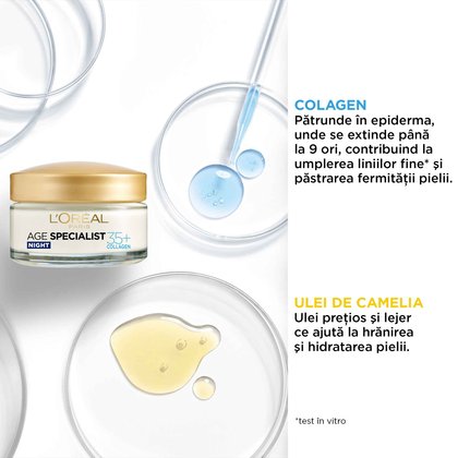 crema antirid hidratanta de noapte age specialist 35+ ingrediente