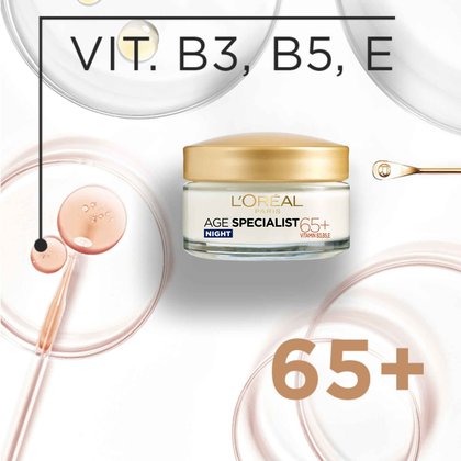 crema antirid hidratanta de noapte age specialist 55+ peptide