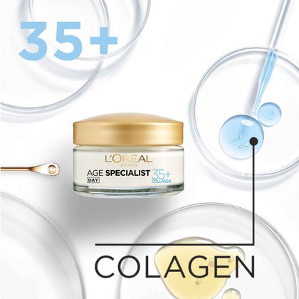 crema antirid hidratanta de zi age specialist 35+ colagen