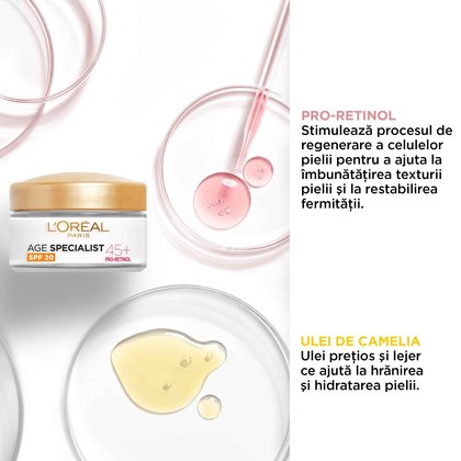crema antirid hidratanta de noapte age specialist 45+ ingrediente