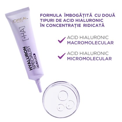 crema de ochi antirid hidratanta hyaluron specialist acid hialuronic