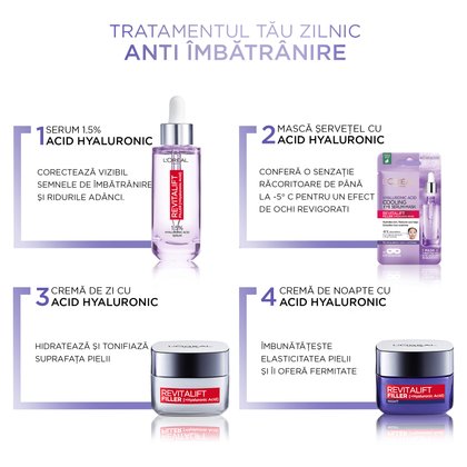 crema de noapte fata revitalift filler