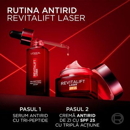 crema antirid de zi cu spf 25 revitalift laser x3 utilizare