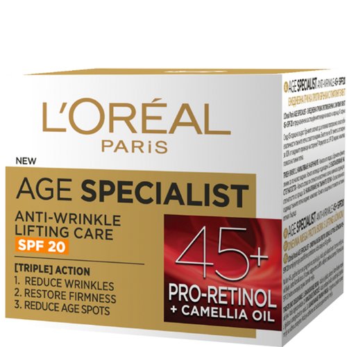 crema antirid de zi age specialist 45+ tripla actiune