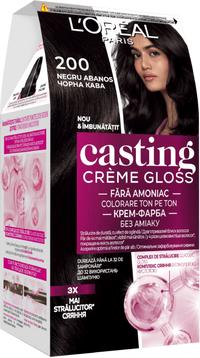 Haircolor 200 Ebony Black Casting Creme Gloss Packshot