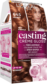 Haircolor 645 Amber Casting Creme Gloss Packshot